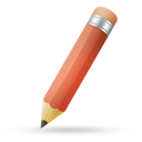pencil red Icon