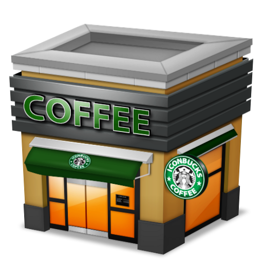 Shop Coffee brown Icon