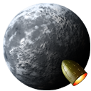 Rocket Moon Icon
