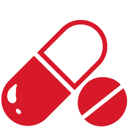 Pills red Icon