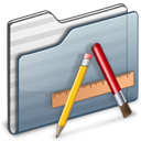 Applications Folder graphite Icon