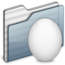 Egg Folder graphite Icon
