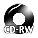 Black CDRW Icon