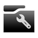 Black DeveloperFolder Icon