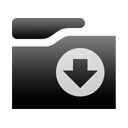 Black DropBoxFolder Icon