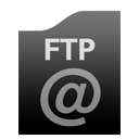 Black FTP Icon