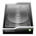 Black InternalDrive Icon