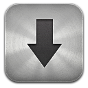 Downloads metal Icon