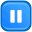 pause Blue Icon