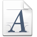 Action fonts Icon
