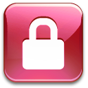 Action lock pink Icon