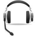 App voice support headset Icon