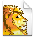 Mimetype dvi lion Icon