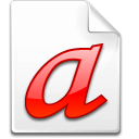 Mimetype font type 1 Icon
