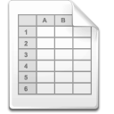 Mimetype spreadsheet Icon