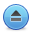 Eject Blue Button Icon