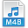 file extension m4b Icon