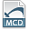 file extension mcd Icon