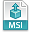 file extension msi Icon
