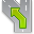 routing turn left crossroads Icon