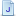 blue document attribute j Icon
