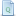 blue document attribute q Icon