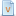 blue document attribute v Icon