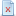 blue document attribute x Icon