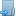 blue folder arrow icon Icon