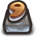nDrive    Classic Mac, although I don't see how an orange nine represents non X MacOS' in any way Icon