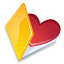 Folder favorits yellow Icon
