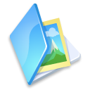 Folder image blue Icon