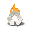 recycle bin{Full} Icon