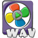 filetype movie wav Icon