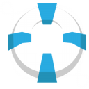 Lifesaver lifebuoy blue Icon