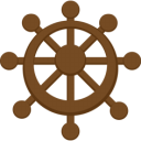 Ship steering wheel Icon