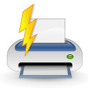Actions file quickprint Icon