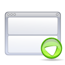 Actions view bottom Icon