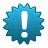 exclamation mark blue Icon