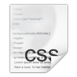 Mimetypes Text Css Vector Icons Free Download In Svg Png Format