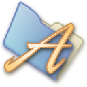 Folder fonts Icon