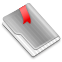 Grey Flag Red Icon