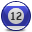 Billard Ball 12 Icon