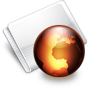 Folder Online magma Icon