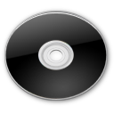 Optical Disc black Icon