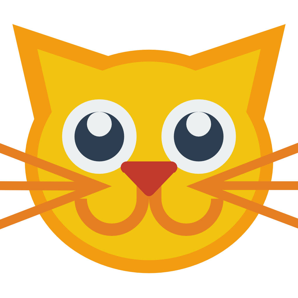 Free Vectors  Cute tabby cat icon