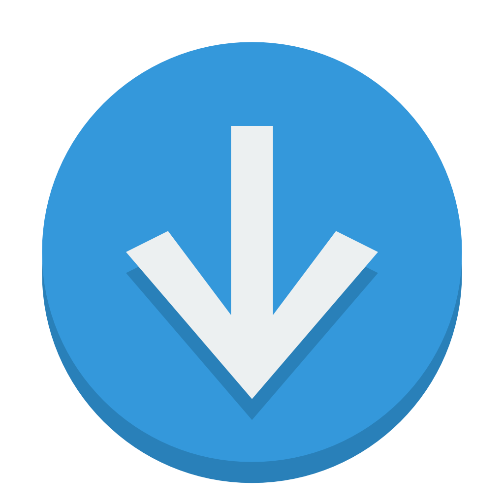 sign down Icon