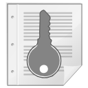 Mimetypes gnome mime application pgp keys Icon