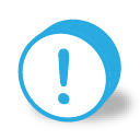 button round warning Icon
