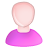 user female white bald Icon